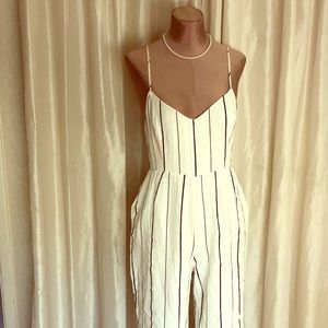 Black & white jumpsuit